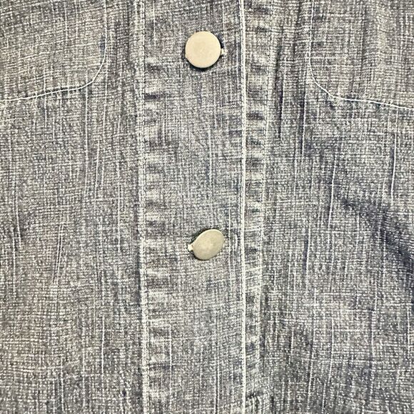 Vintage‎ Chicos Design Denim Jacket  - Size 2 (Large) - Picture 12 of 16